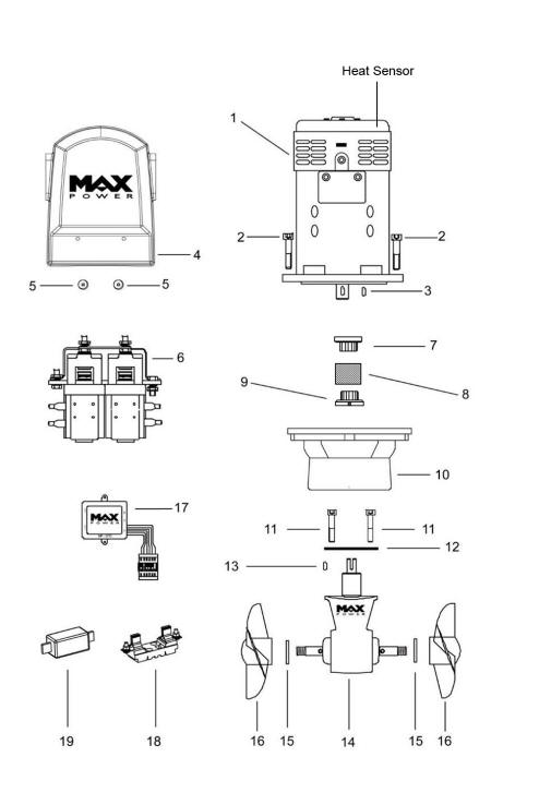 Max-Power CT100 Spare parts