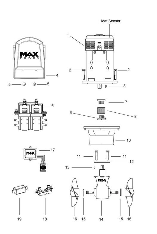 Max-Power CT125 Spare parts