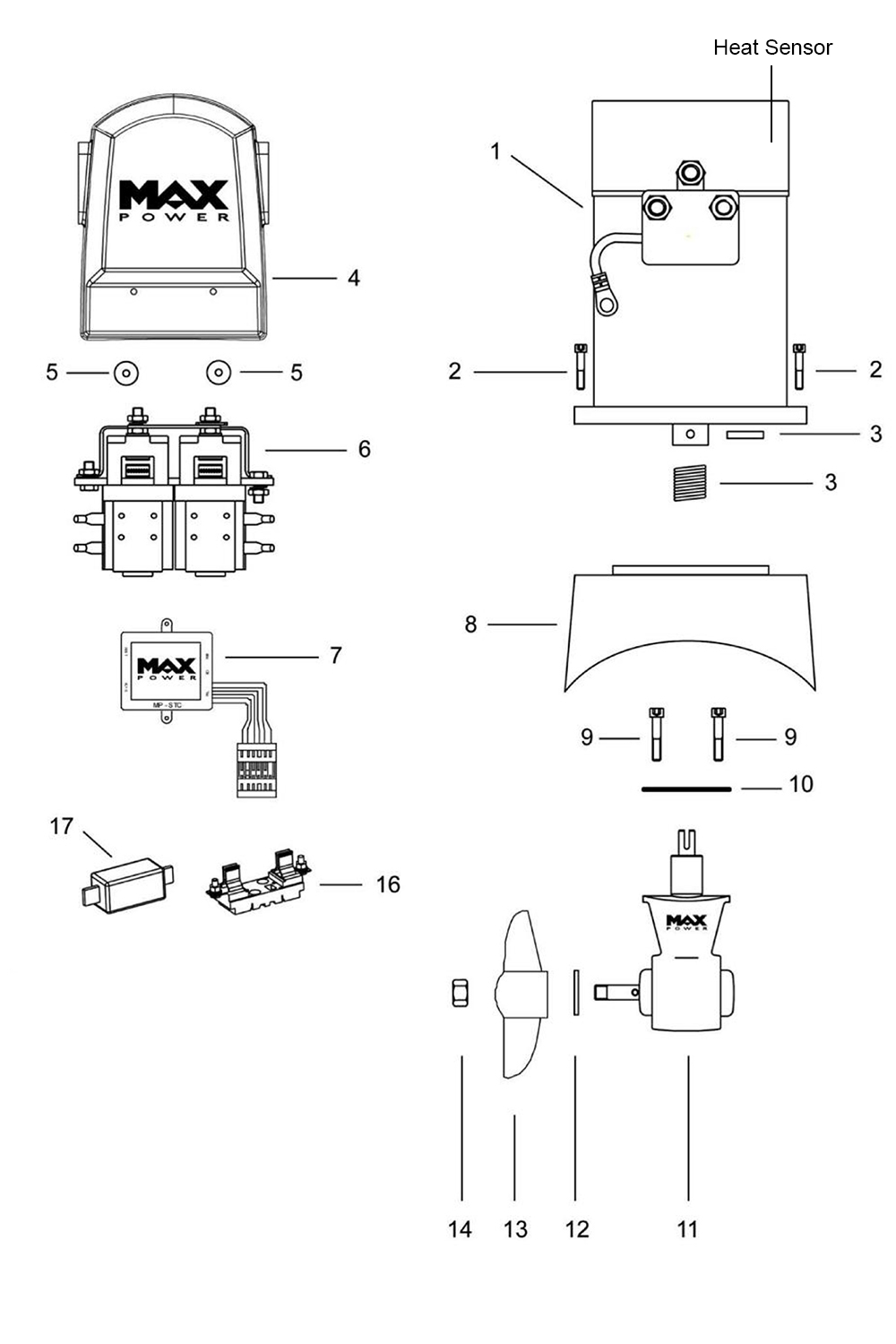 Max-Power CT35 Spare parts